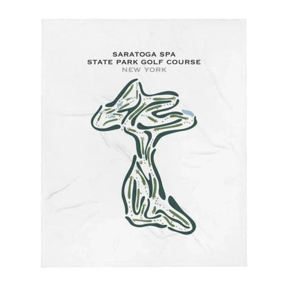 Saratoga Spa State Park Golf Course, New York - Printed Golf Courses
