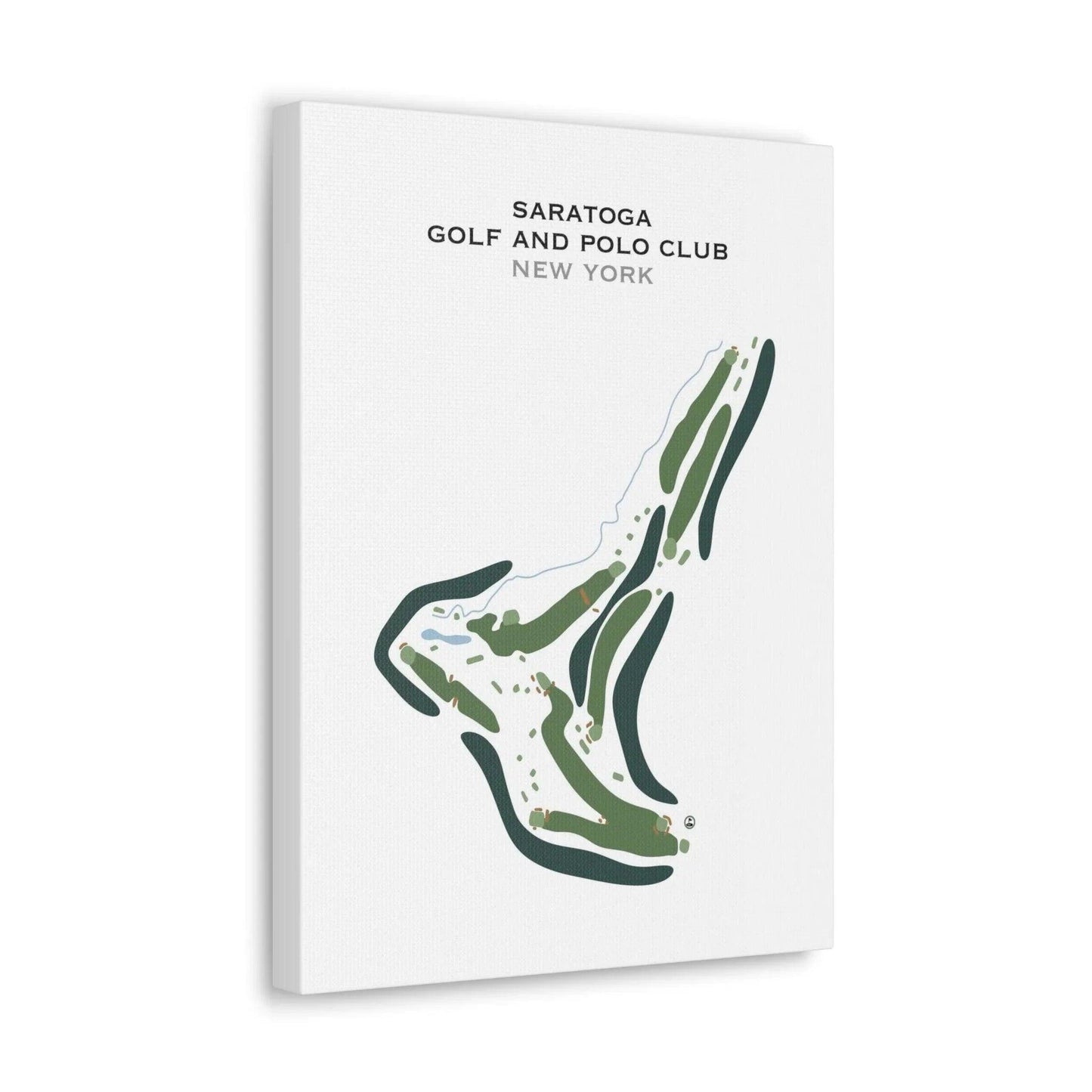 Saratoga Golf & Polo Club, New York - Printed Golf Course