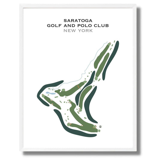 Saratoga Golf & Polo Club, New York - Printed Golf Course