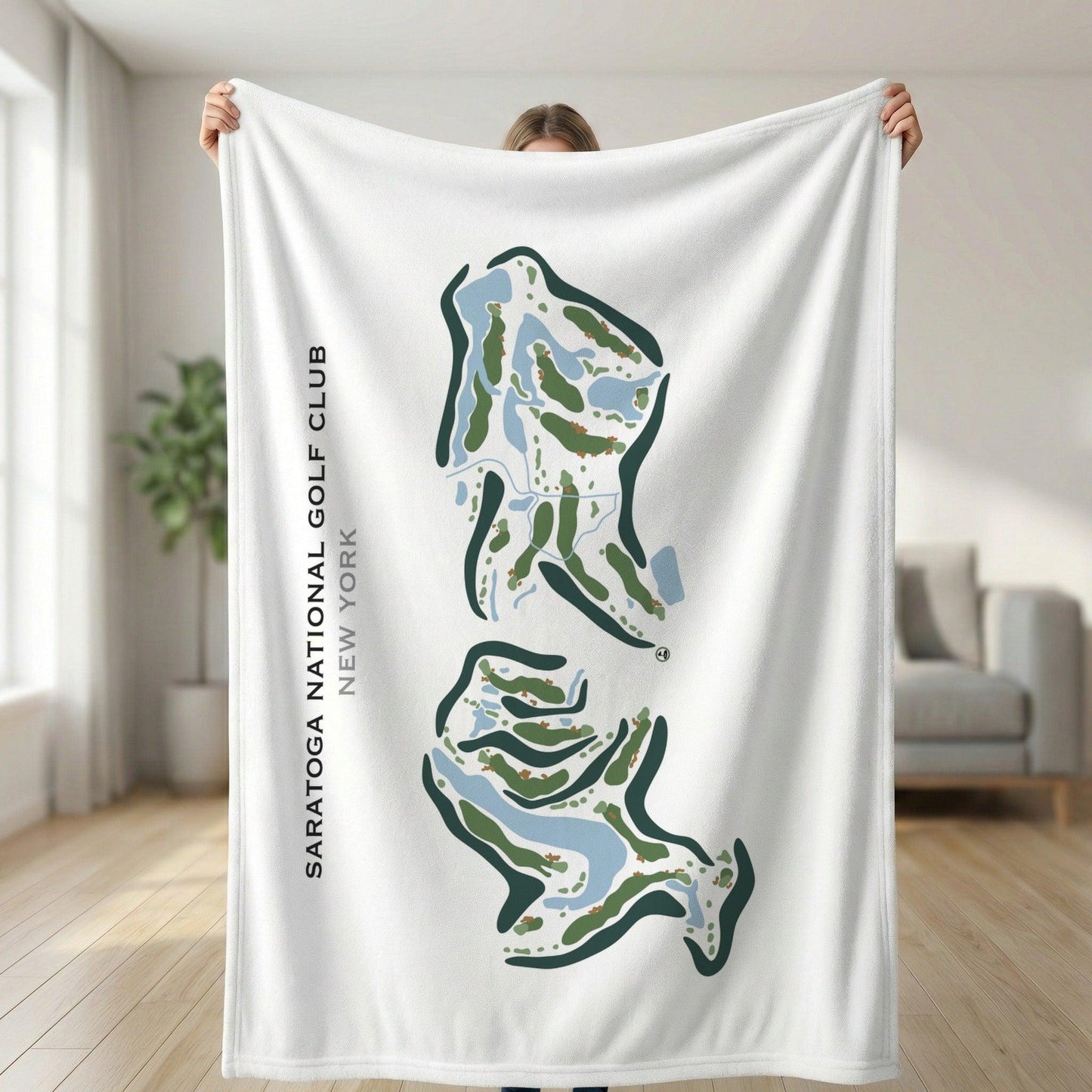 Saratoga National Golf Club, New York - Printed Golf Course
