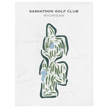Saskatoon Golf Club, Michigan - Printed Golf Courses
