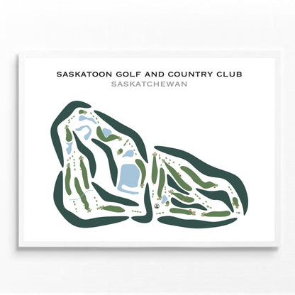 Saskatoon Golf and Country Club, Saskatchewan - Printed Golf Courses