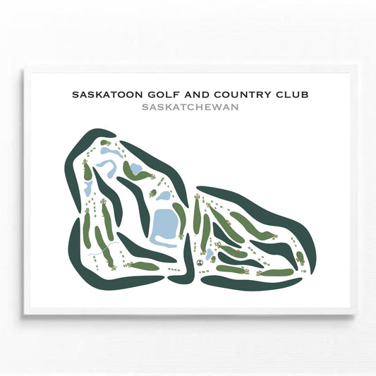 Saskatoon Golf and Country Club, Saskatchewan - Printed Golf Courses