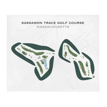 Sassamon Trace Golf Course, Massachusetts - Printed Golf Courses