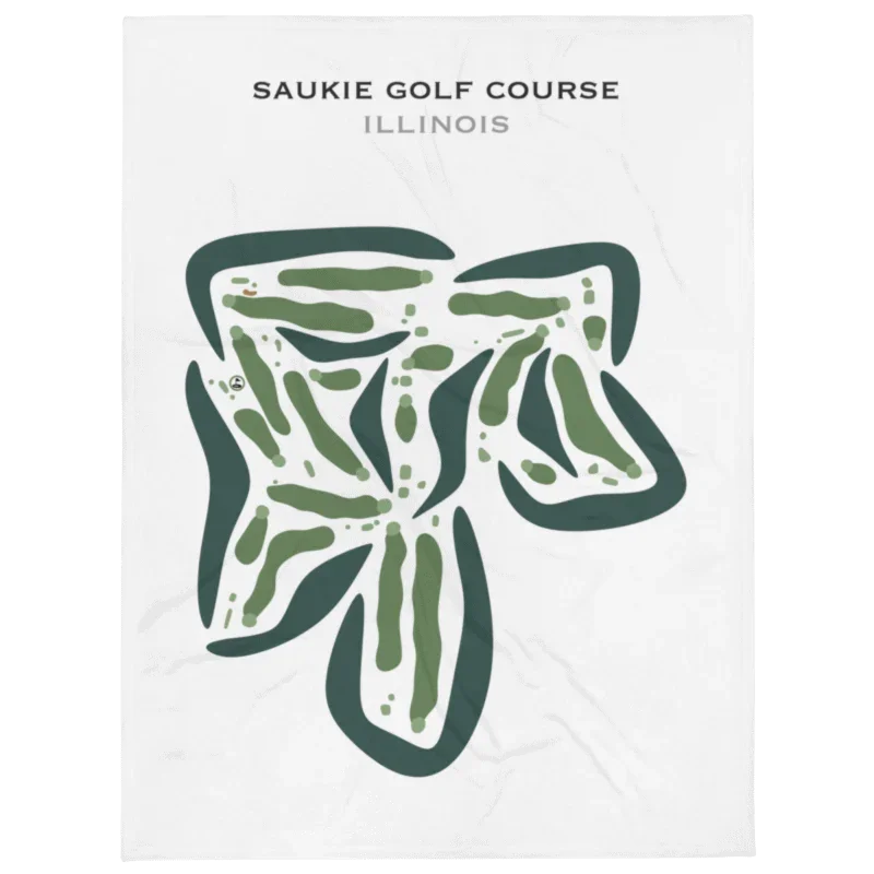 Saukie Golf Course, Illinois - Printed Golf Courses