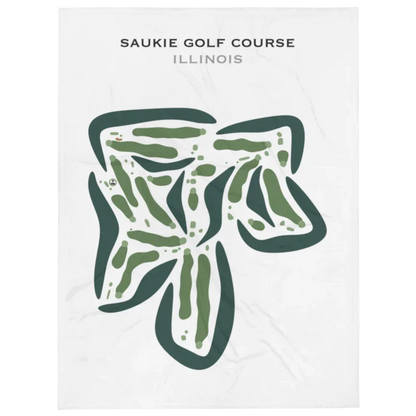 Saukie Golf Course, Illinois - Printed Golf Courses
