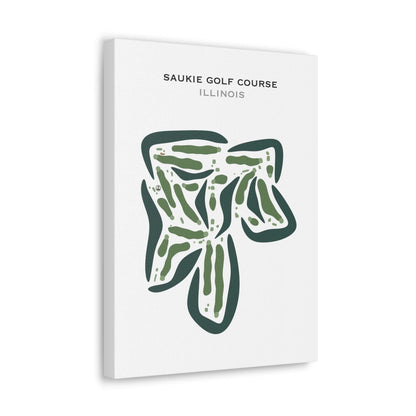 Saukie Golf Course, Illinois - Printed Golf Courses