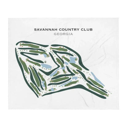Savannah Country Club, Georgia - Printed Golf Courses