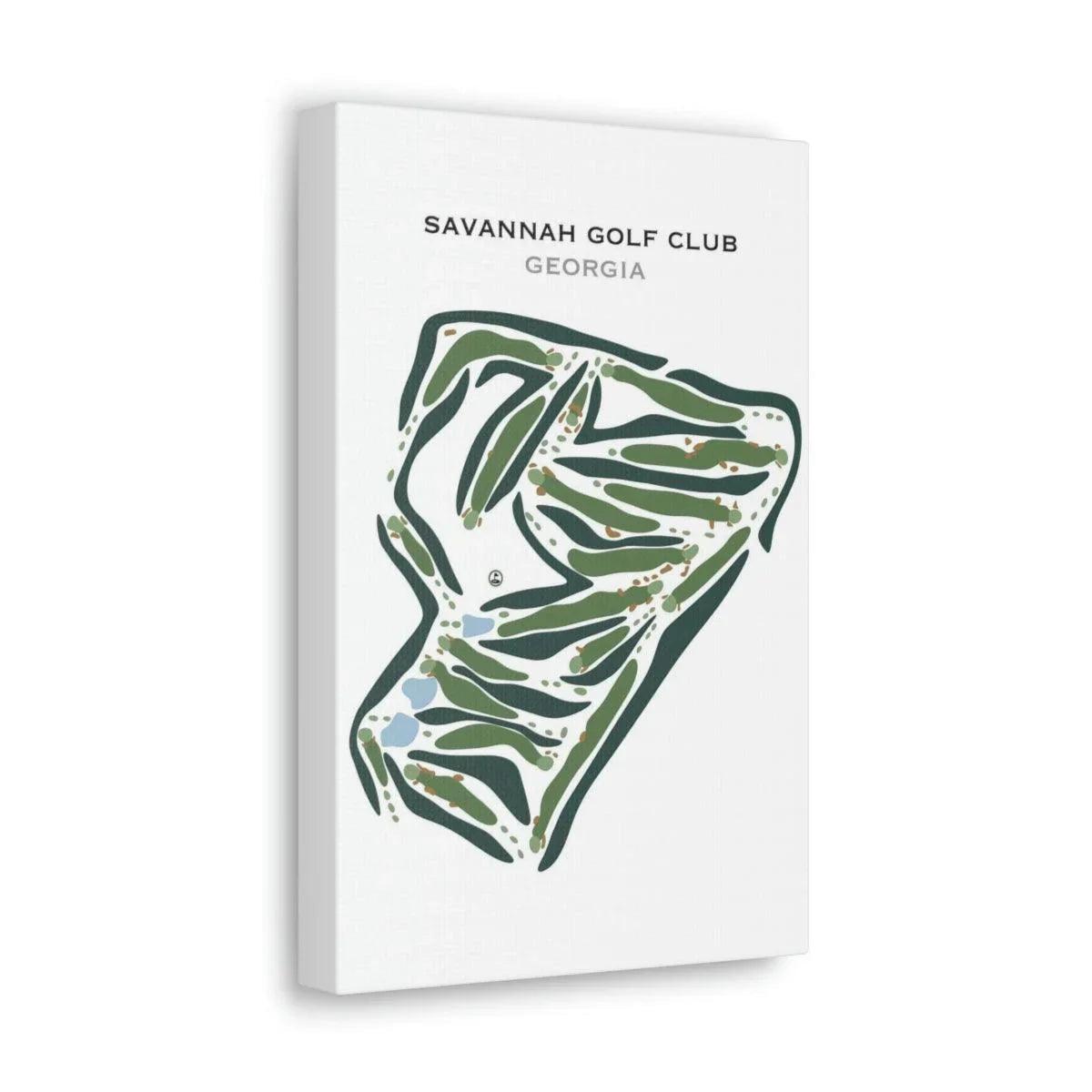 Savannah Golf Club, Georgia - Printed Golf Courses