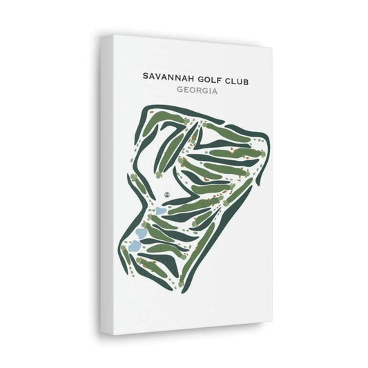 Savannah Golf Club, Georgia - Printed Golf Courses