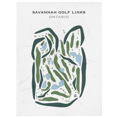 Savannah Golf Links, Ontario - Printed Golf Courses