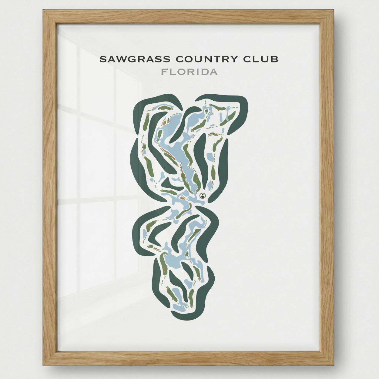 Sawgrass Country Club, Florida - Printed Golf Courses