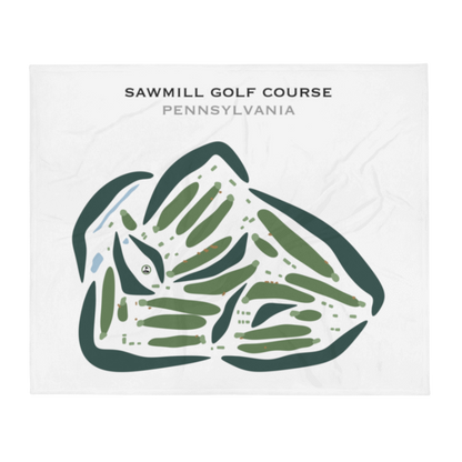 Sawmill Golf Course, Pennsylvania - Printed Golf Courses