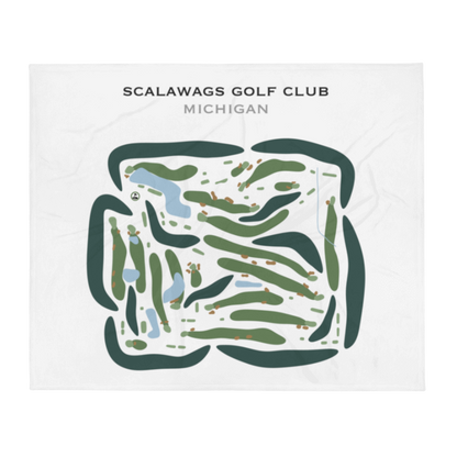 Scalawags Golf Club, Michigan - Printed Golf Courses