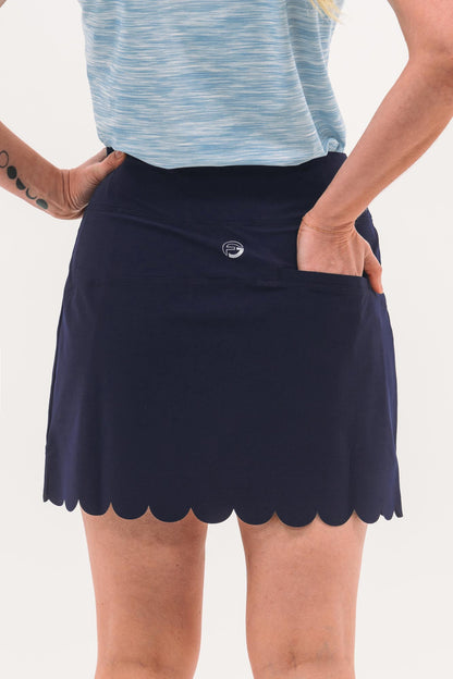 Core Scallop Hem Skirt