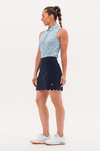 Core Scallop Hem Skirt