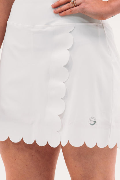 Core Scallop Hem Skirt
