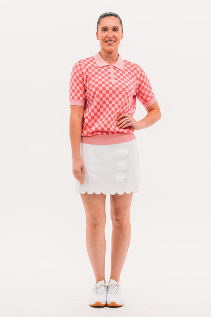 Core Scallop Hem Skirt