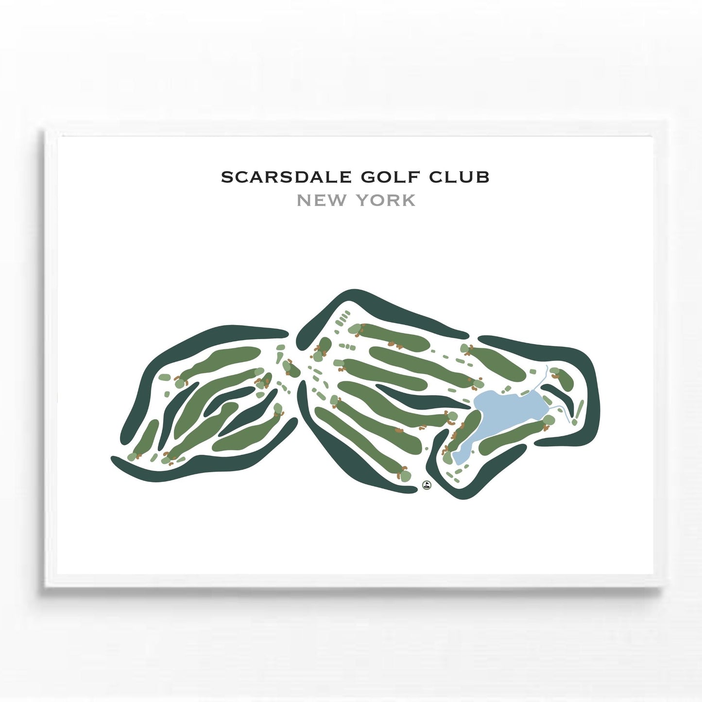 Scarsdale Golf Club, New York - Printed Golf Courses