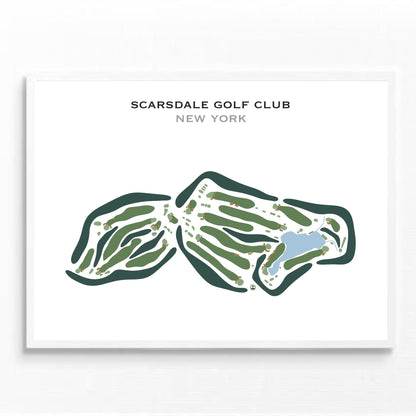 Scarsdale Golf Club, New York - Printed Golf Courses