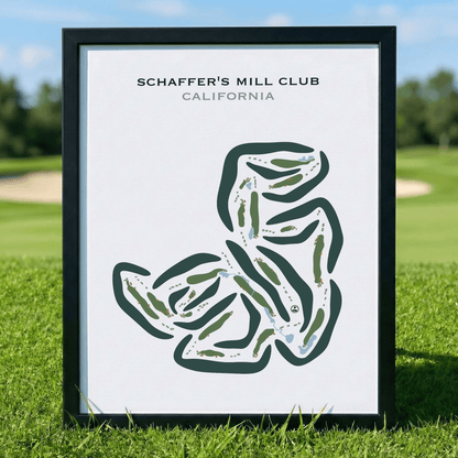 Schaffer's Mill Golf Club, California - Printed Golf Courses
