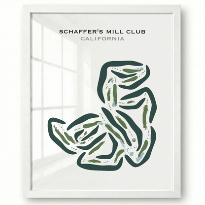 Schaffer's Mill Golf Club, California - Printed Golf Courses