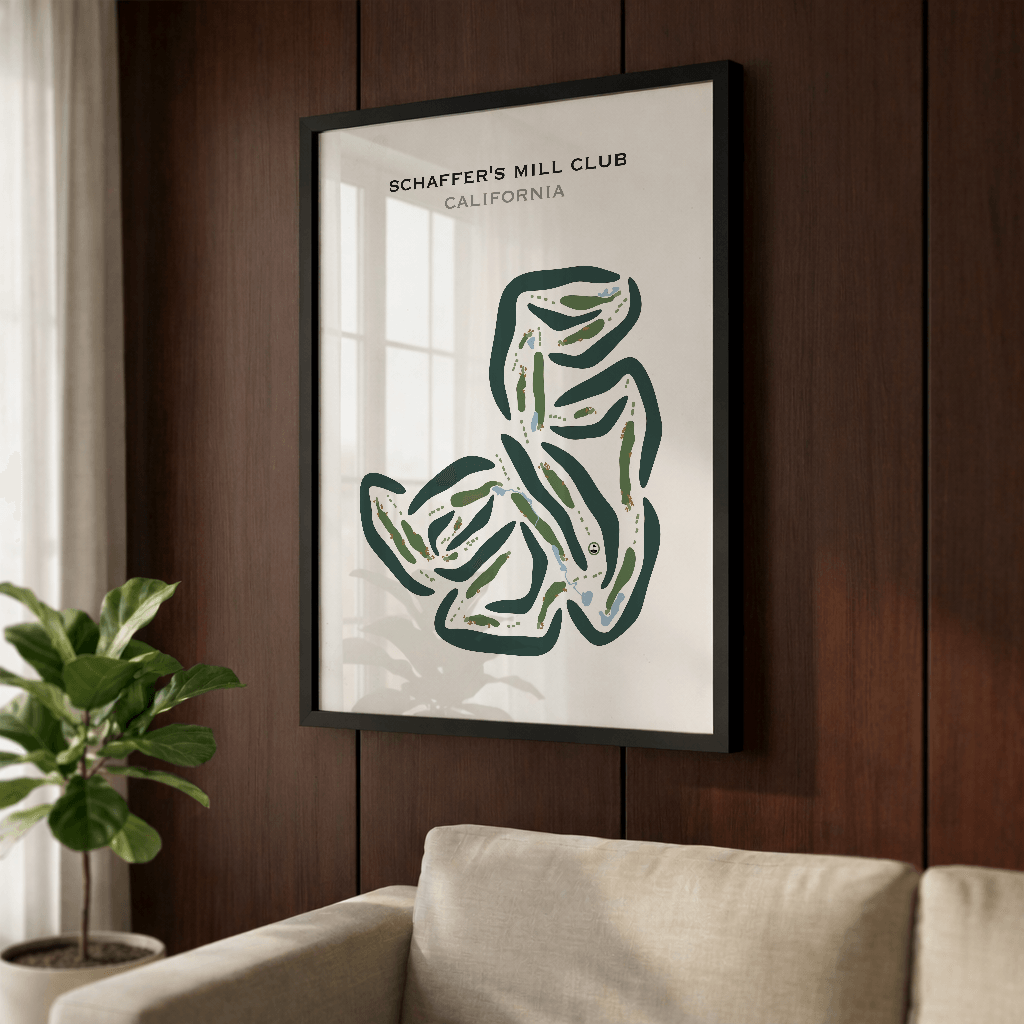 Schaffer's Mill Golf Club, California - Printed Golf Courses