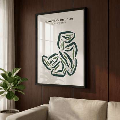 Schaffer's Mill Golf Club, California - Printed Golf Courses