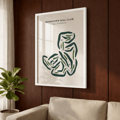 Schaffer's Mill Golf Club, California - Printed Golf Courses