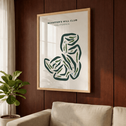 Schaffer's Mill Golf Club, California - Printed Golf Courses