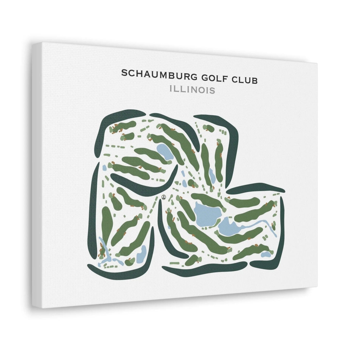 Schaumburg Golf Club, Illinois - Printed Golf Courses