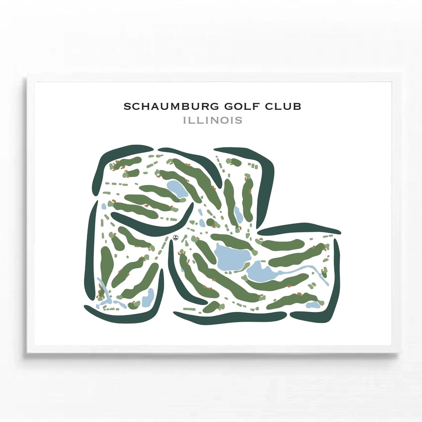 Schaumburg Golf Club, Illinois - Printed Golf Courses