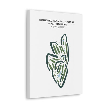 Schenectady Municipal Golf Course, New York - Printed Golf Courses