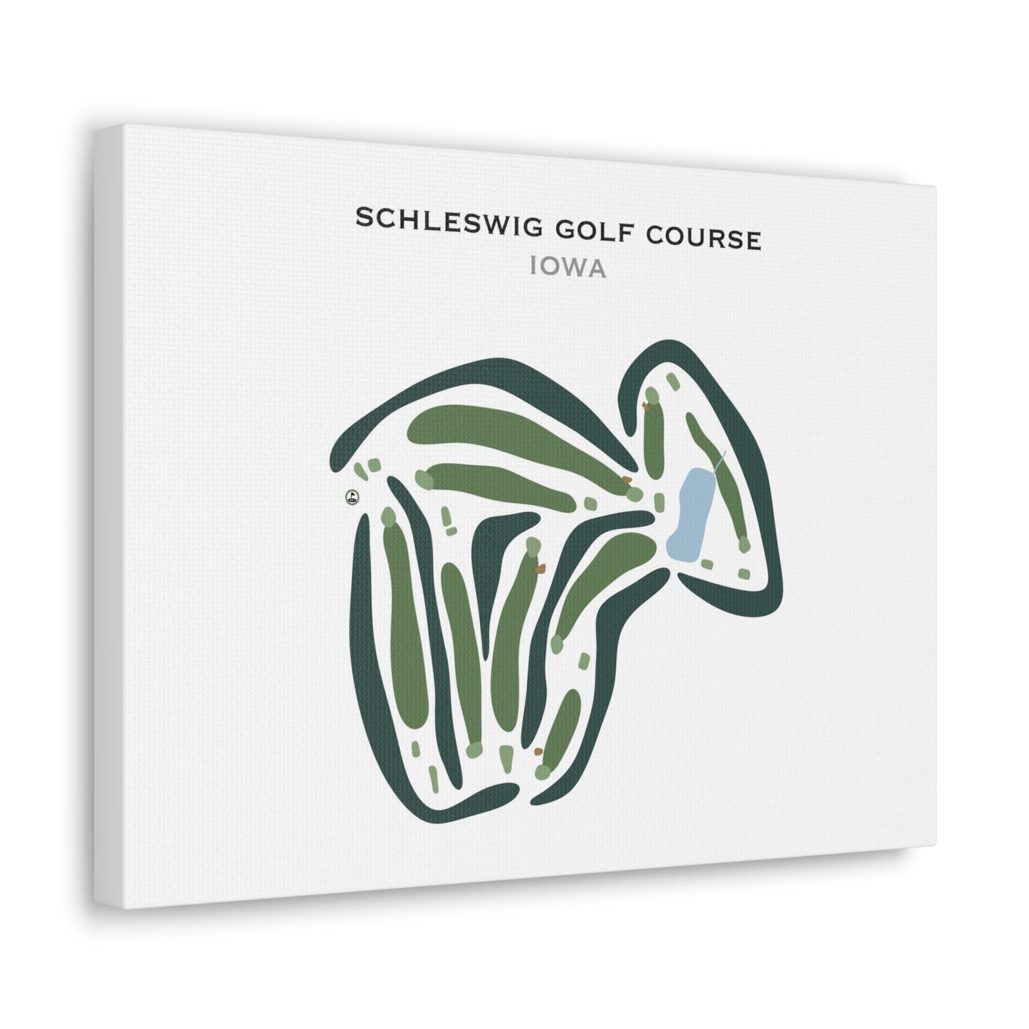 Schleswig Golf Course, Iowa - Printed Golf Courses