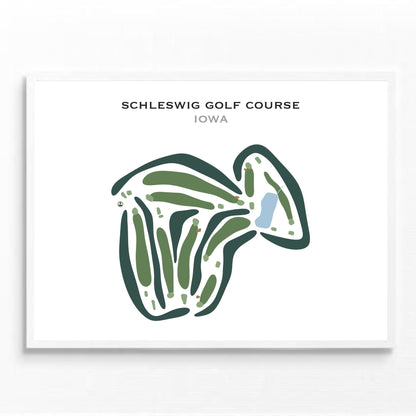 Schleswig Golf Course, Iowa - Printed Golf Courses