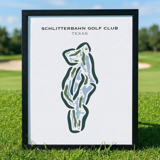 Schlitterbahn Golf Club, Texas - Printed Golf Courses