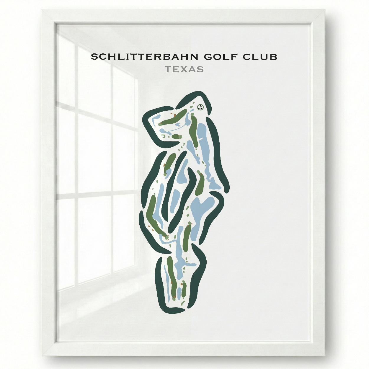 Schlitterbahn Golf Club, Texas - Printed Golf Courses