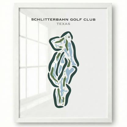 Schlitterbahn Golf Club, Texas - Printed Golf Courses