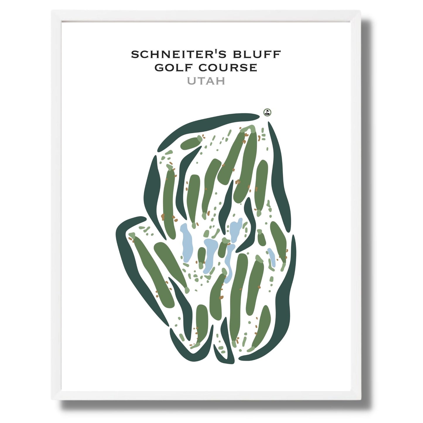 Schneiter's Bluff Golf Course, Utah - Printed Golf Courses