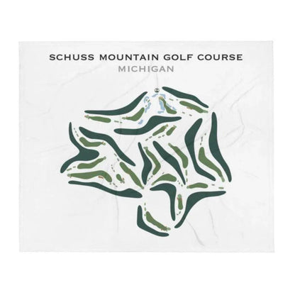 Schuss Mountain Golf Course, Michigan - Printed Golf Course