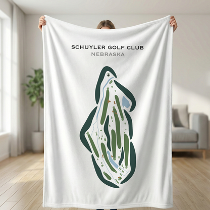 Schuyler Golf Club, Nebraska - Printed Golf Courses