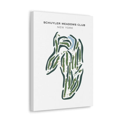 Schuyler Meadows Club, New York - Printed Golf Course