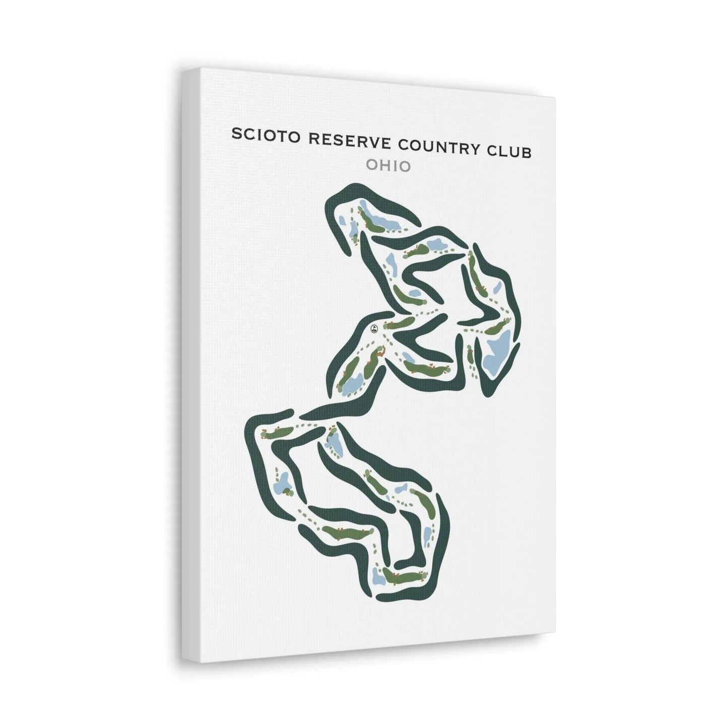 Scioto Reserve, Ohio - Printed Golf Courses