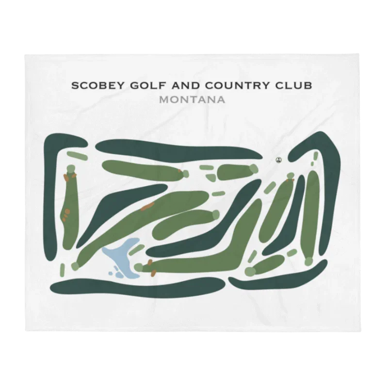 Scobey Golf & Country Club, Montana - Printed Golf Courses