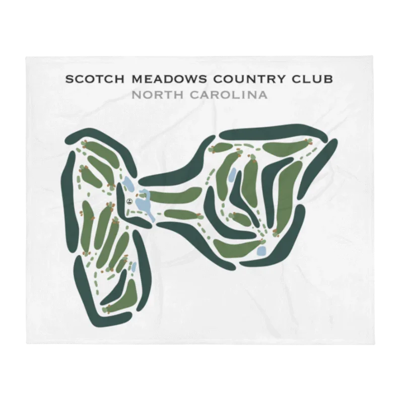 Scotch Meadows Country Club, North Carolina - Printed Golf Courses