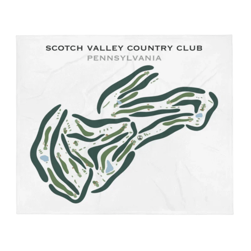 Scotch Valley Country Club, Pennsylvania - Printed Golf Courses