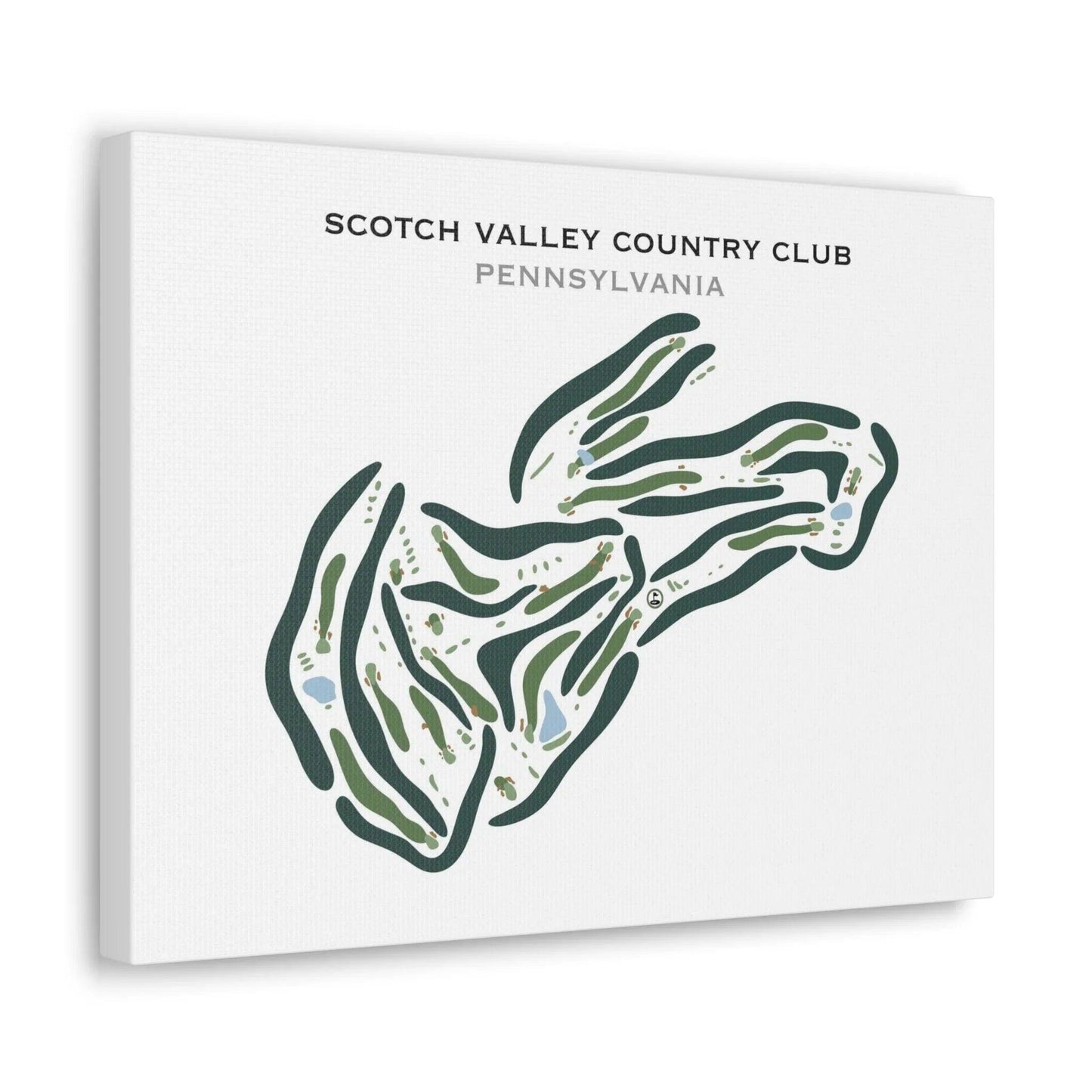 Scotch Valley Country Club, Pennsylvania - Printed Golf Courses
