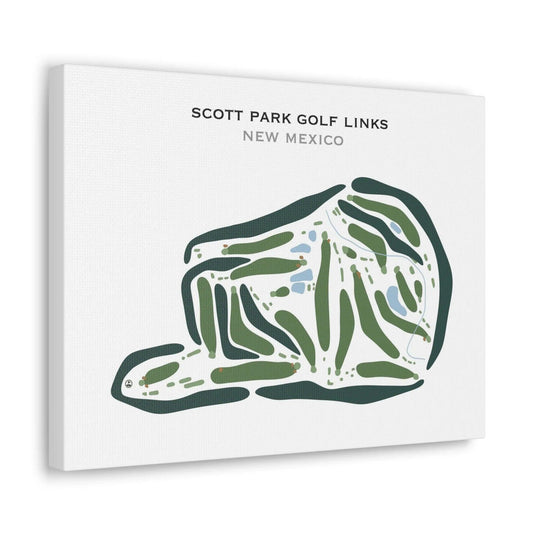 Scott Park Golf Links, New Mexico - Printed Golf Courses