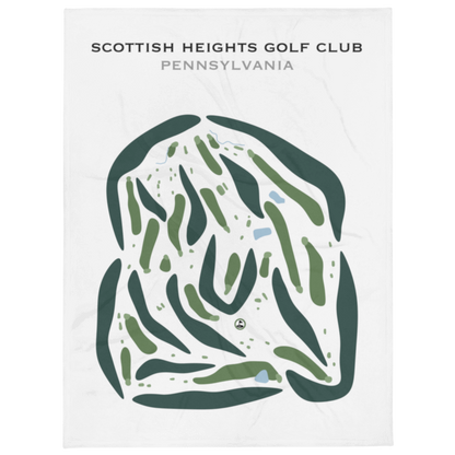 Scottish Heights Golf Club, Pennsylvania - Printed Golf Courses