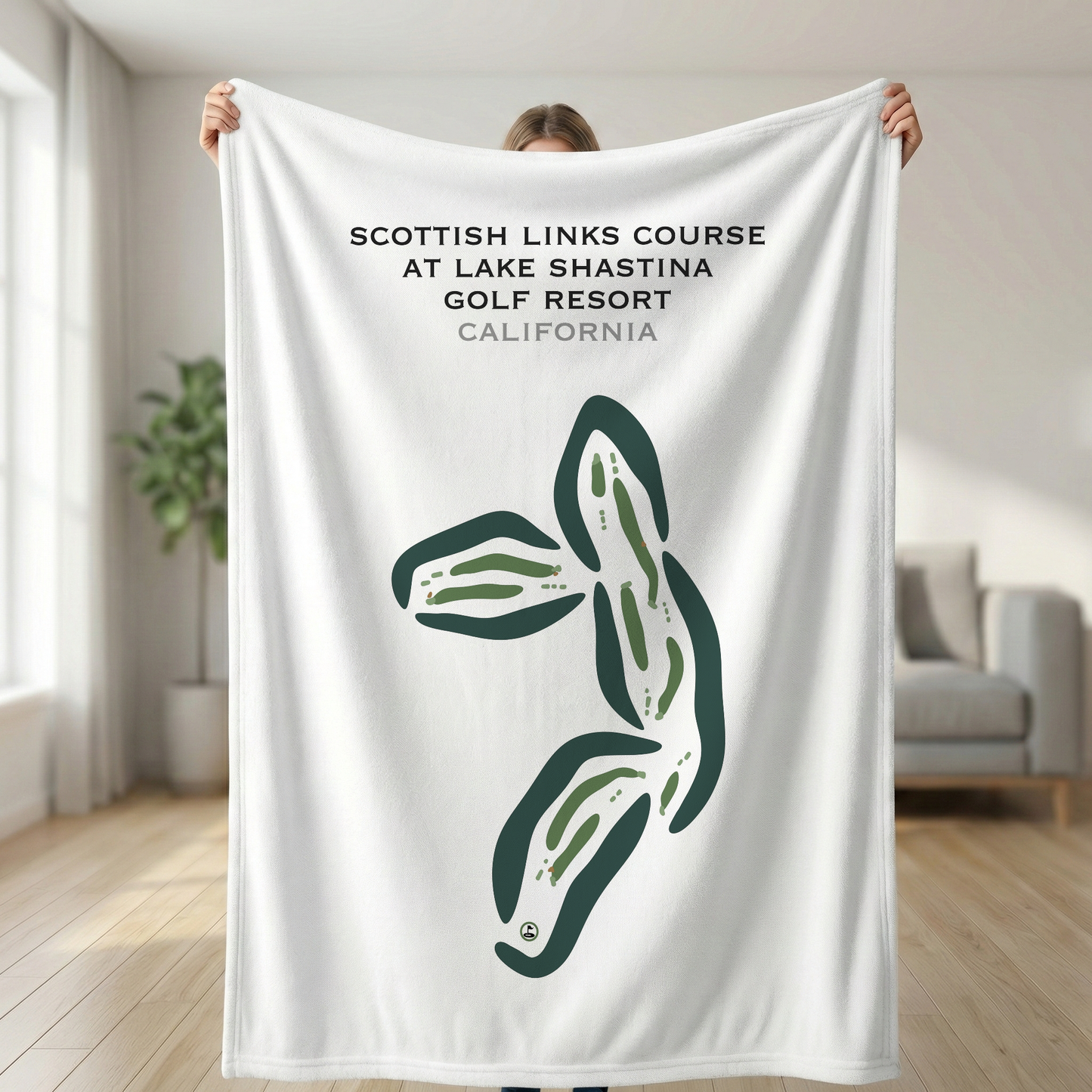 Scottish Links at Lake Shastina Golf Resort, California - Printed Golf Courses